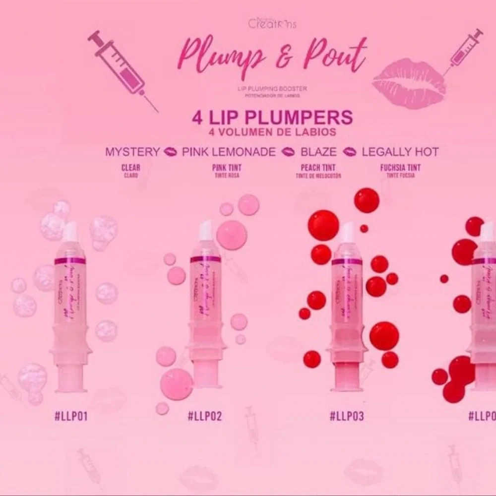 Beauty Creations Plump & Pout Lip plumping booster in blaze NEW